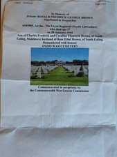 WW2 ANZIO CASUALTY KIA MEDALS. THE LOYAL REGIMENT ORIGINAL. ##LOOK ##