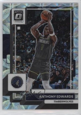 2022 Panini Donruss Optic Premium Box Set Prizm 246/249 Anthony Edwards #45 12z3