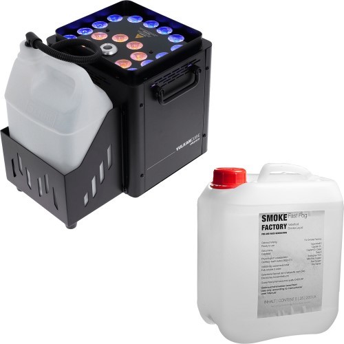 Algam Lighting LAP Vulkan Cube Vertikal Nebelmaschine + Fast Fog CO2 Effekt Neu-image