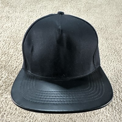 Stampd Los Angeles Hat Cap Men Black Snapback Leather Brim Modern Designer