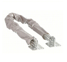 New Lot of 4 Covered Chain Door Stop TA-1631 Chrome Finish Up To 30.5”