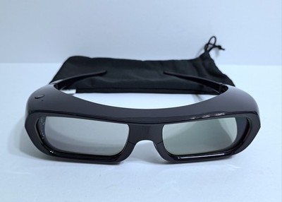 Sony TDG-BR250 Rechargeable 3D Adult Glasses N50 Black Tested | eBay