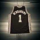 Victor Wembanyama of the San Antonio Spurs signed basketball jersey COA