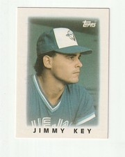 1986 Topps Major League Leaders Minis Jimmy Key Baseball Cards #35