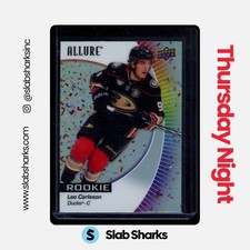 2023 UPPER DECK ALLURE #114 LEO CARLSSON CONFETTI RC ROOKIE