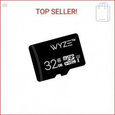 Wyze Expandable Storage 32GB MicroSDHC Card Class 10, Black