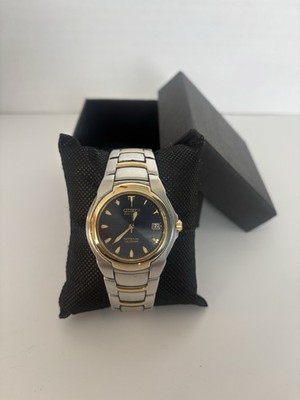 Citizen Eco-Drive Perpetual Calendar Blue Dial Two-Tone Stainless Steel Watch