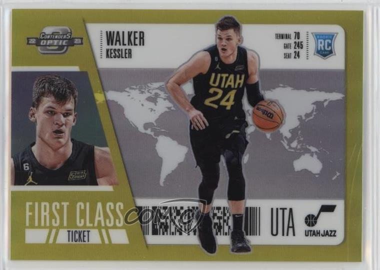 2022-23 Panini Contenders Optic First Class Ticket Walker Kessler #13 Rookie RC
