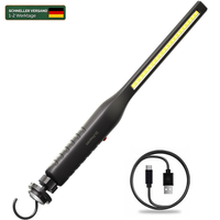 Arbeitsleuchte LED 4000Mah Handlampe COB Inspektionsleuchte Mit Haken Magnet