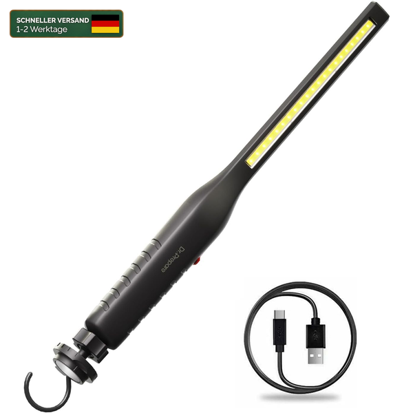 Arbeitsleuchte LED 4000Mah Handlampe COB Inspektionsleuchte Mit Haken Magnet-image