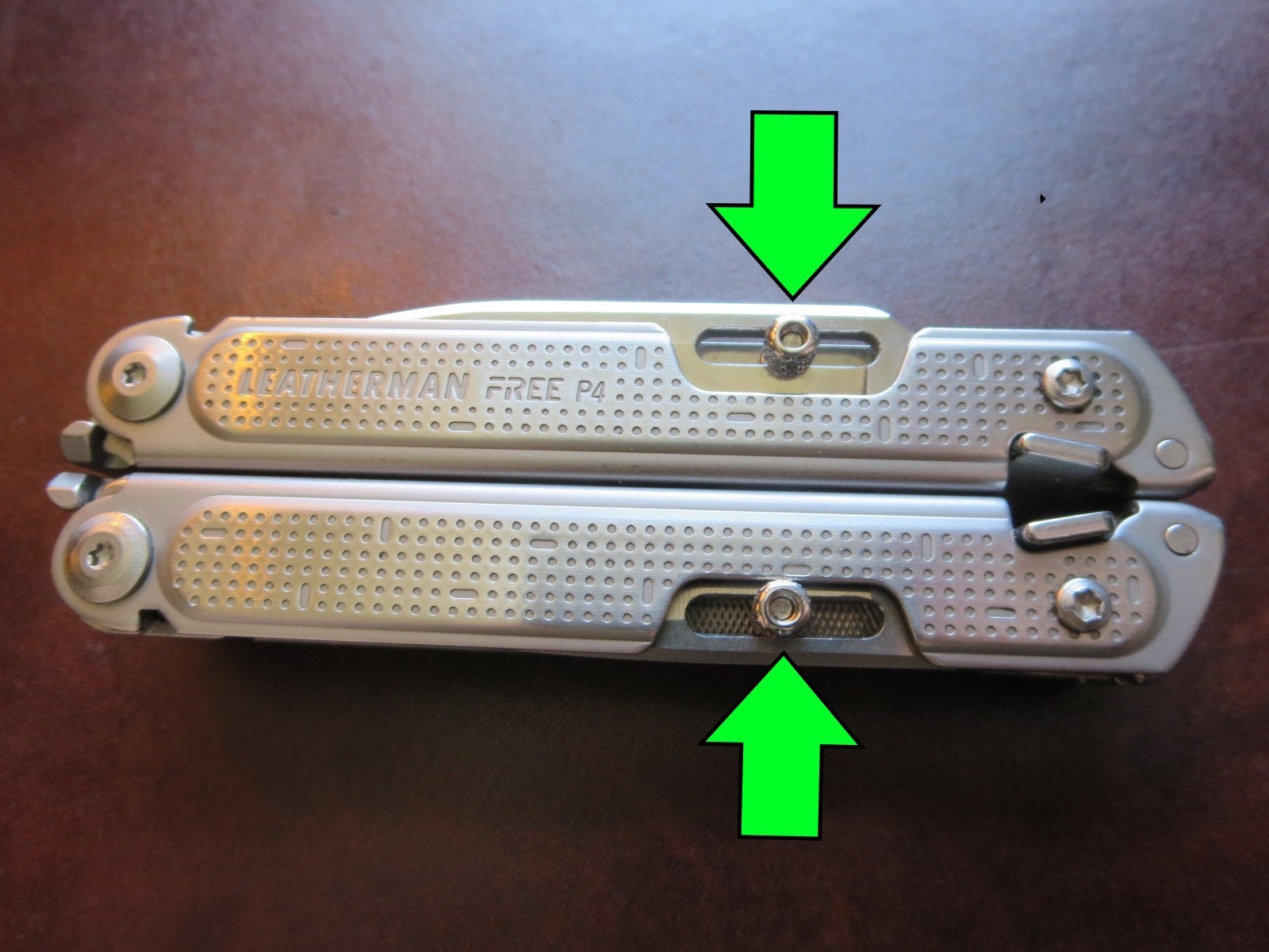 Leatherman FREE P2 P4 ARC T2 T4 Thumb Stud Stainless Steel Knife Blade Opener 3x