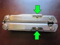 Leatherman FREE P2 P4 ARC T2 T4 Thumb Stud Stainless Steel Knife Blade Opener 3x