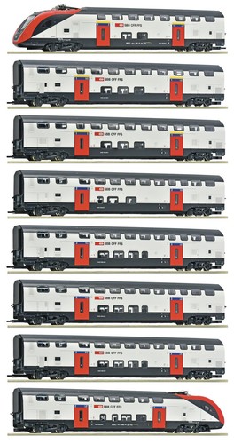 Roco H0 7720007 tren de dos pisos RABe 502 SBB "para Märklin Dig. + Sonido"... | Condition: Nuevo