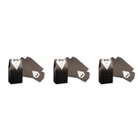  3 Pieces Double-breasted Dress Wedding Favors for Guests Candy Groom Boxes