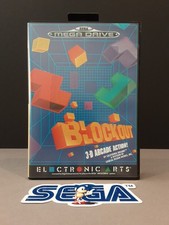 Blockout. Sega Mega Drive (PAL). Complete In Near Perfect Condition.