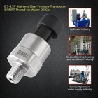 Pressure Transducer Sender Sensor Stainless Steel for Oil Fuel Air Water