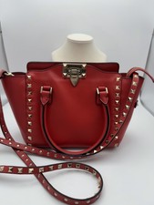 Authentic Valentino Garavani Rockstud Small Leather Shoulder Bag COA Repainted