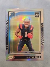 2024 Donruss Optic Ja'Lynn Polk Rated Rookie Holo Silver Prizm #240 Patriots