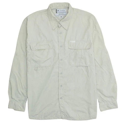 Columbia Men's Beige Long Sleeve Button-Up Outdoor Shirt L
Opens in a new window or tab