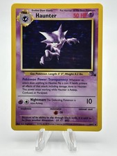 Carta Pokemon rara Haunter 6/62 Fossil Unlimited Holo - LP+