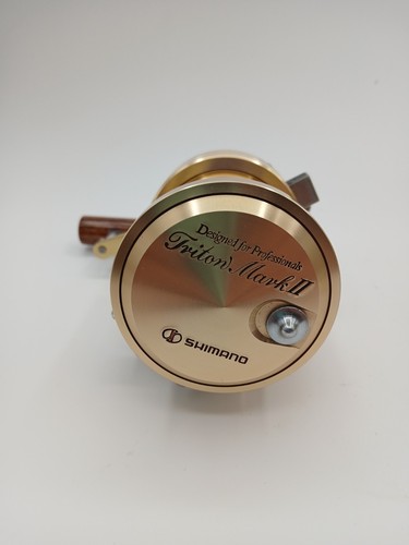 SHIMANO TRITON Mark II Fishing Reel Baitcaster Trolling Boat W BOX Made In Japan - Picture 11 of 20