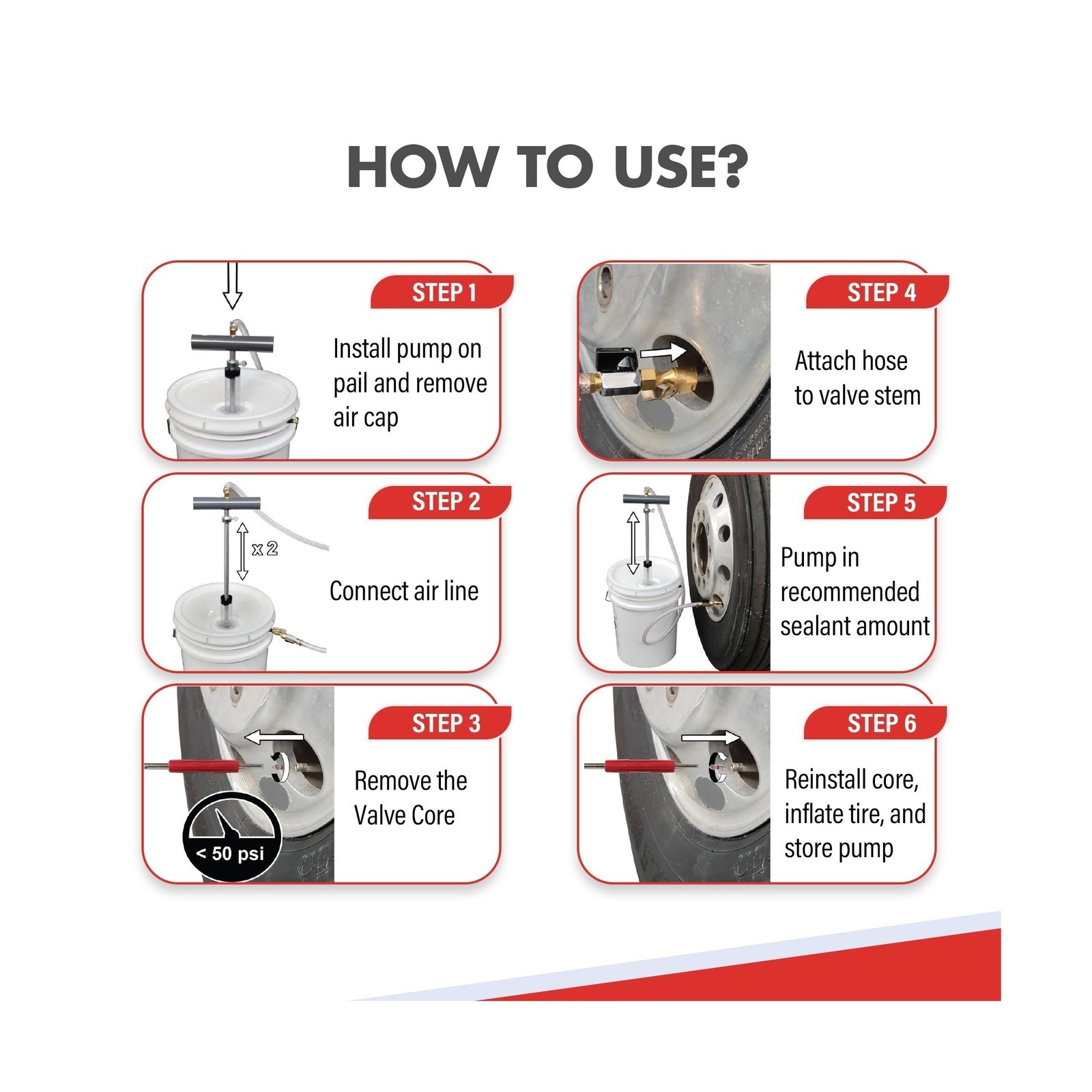 Premium Heavy Duty Tire Sealant - Permanent Flat Tire Protection for Industri...