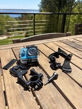 Title: Blue HD 1080p Action Camera - Waterproof Housing  Helmet/Bike Mounts Inc