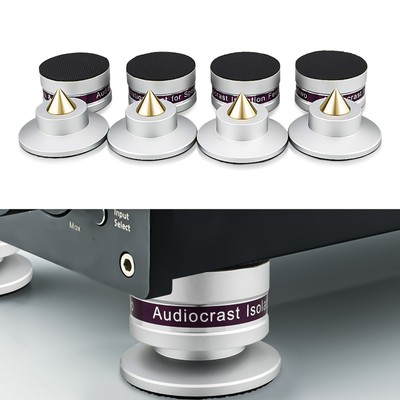 4stk HiFi Lautsprecher Subwoofer Isolation Feet Absorber Dämpfer GerätefÜße Pads