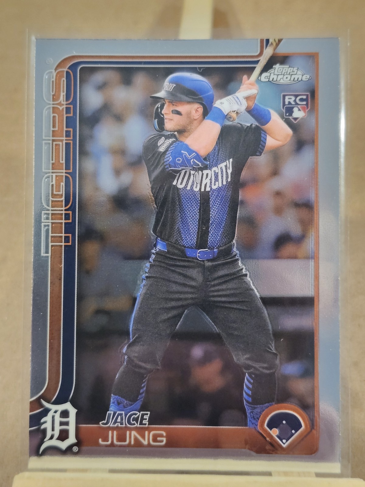 2025 Topps Chrome Jace Jung Xfractor #225 RC Tigers