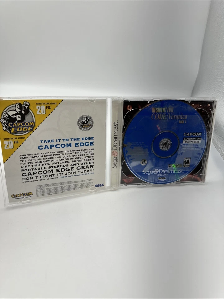 Resident Evil Code: Veronica Sega Dreamcast Complete in Box (CIB) - Image 4 of 4