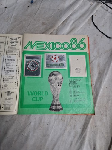 Álbum de pegatinas México 86 Mundial Panini incompleto - Imagen 2 de 24