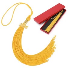 2026 Graduation Tassel Grad Cap with Gold Charms 9 15.7 inches,