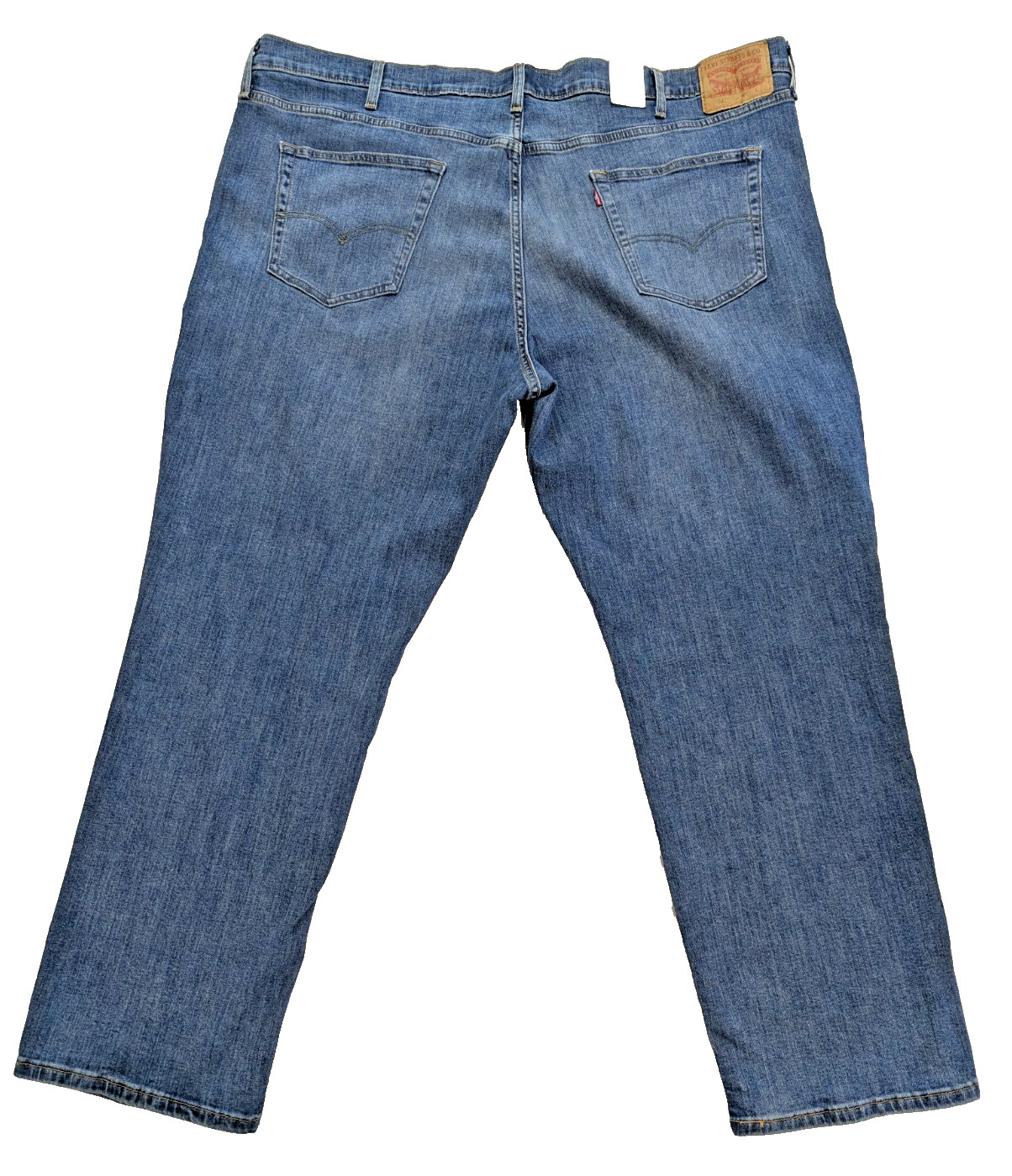 Levis 541 Jeans Men’s 50x32 Blue Athletic Taper Levis Flex Stretch Big Tall New thumbnail 4