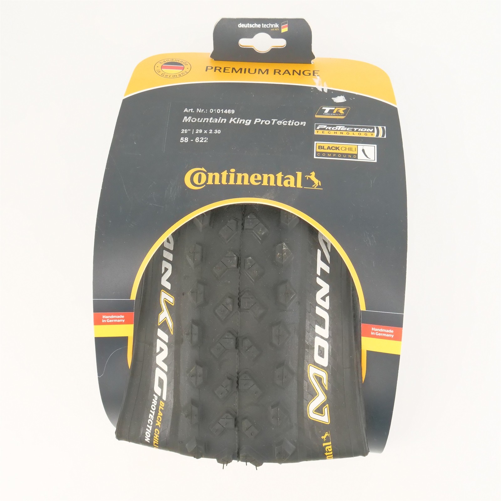 Continental Mountain King ProTection 29"x 2.3" TR Tubeless Black Chili MTB