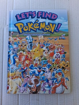 Let's Find Pokemon! Special Complete Edition Hardcover Kazunori Aihara 1st Ed.