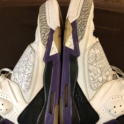 Sz 11.5 Nike Air Jordan Son Of Mars White Purple Grey 512245 
