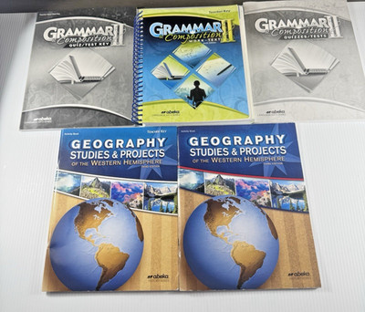 Abeka Grammar & Composition II + Geography Western Hemisphere Curriculum Set