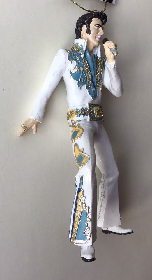 KURT ADLER EP2232 Elvis Presley® in a Gold Jacket