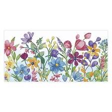 Field Flowers Diamond Dotz Decor Kit 40 x 20cm 15.7" x 7.9" diamond facet art
