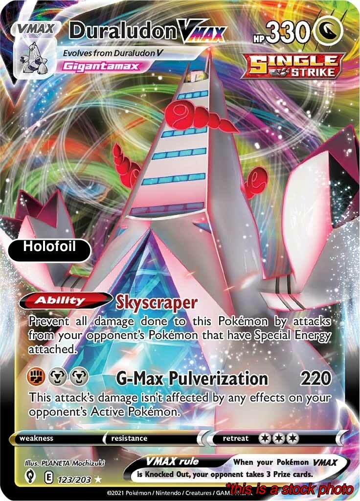 Duraludon VMAX [Pokemon SWSH07 - 123/203] Holofoil