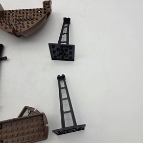 Lego Brown White Boat Hull Lot Pirates Barracuda 4011 6285 10040 6274 Parts