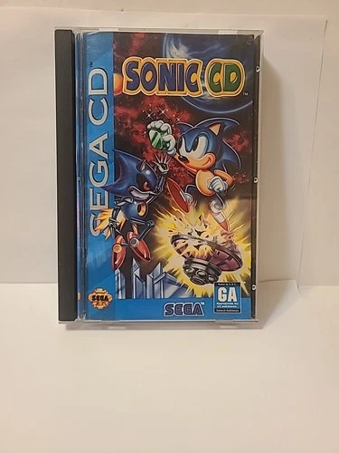 Sonic CD (Sega CD, 1993) COMPLETE CIB AUTHENTIC TESTED With RaRe ReG CaRD