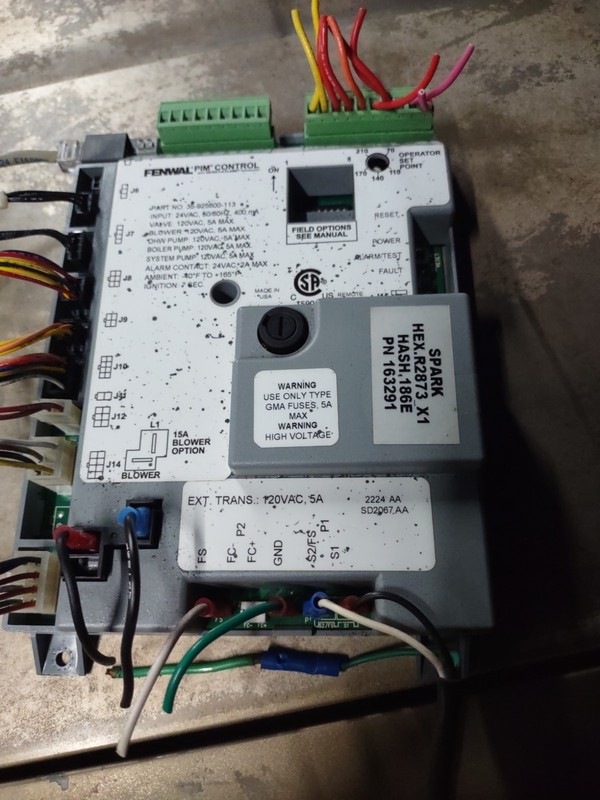 Fenwal 163291 Controller with Display Panel Used In Good Condition