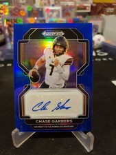 2022 Prizm Draft Picks Chase Garbers Auto Blue /149 🔥 