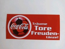 Aufkleber Coca-Cola, Tr&auml;ume Tore Freundent&auml;nze!, vintage, neu