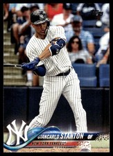 Giancarlo Stanton 2018 Topps Update #US7 New York Yankees FREE SHIP AutographDen