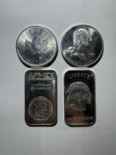 4 Troy Oz .999 Fine Silver