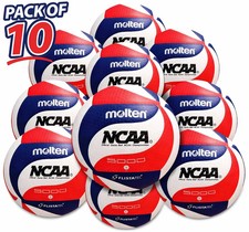 Molten V5M5000-3N Flistatec NCAA Volleyball - Red/White/Blue