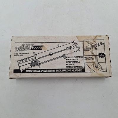 INCRA UNIVERSAL PRECISION MEASURING GAUGE Marking Depth WOODWORKING IG32 USA