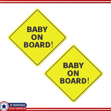 Baby On Board Car Sticker Decal 5 X Waterproof Vinylsize 2pcs Baby On Board Car Sticker Decal 5 X Waterproof Vinylsize 2pcs